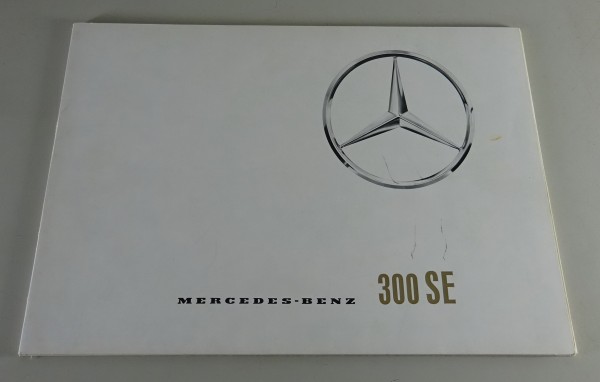 Prospekt Mercedes-Benz 300 SE W112 Heckflosse Stand 02/1964