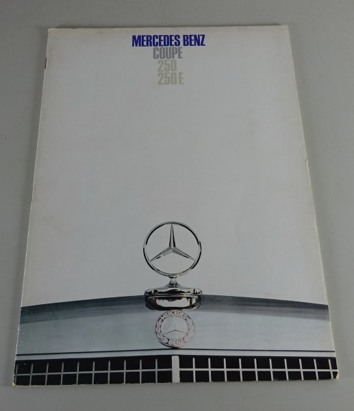 Prospekt Mercedes-Benz 250 C + CE Coupé /8 W114 von 10/1968