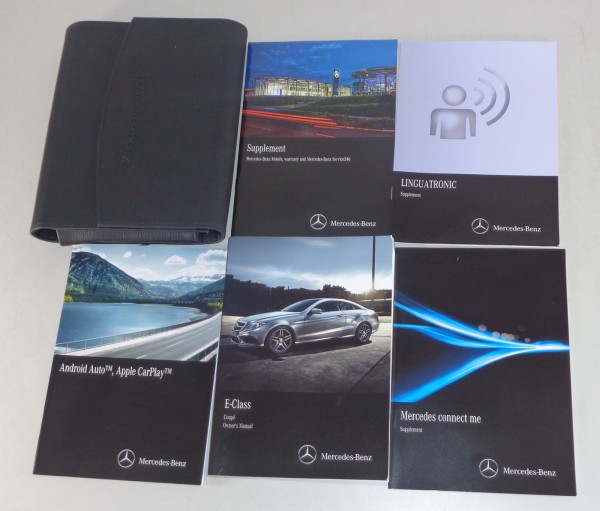 Owner's Manual + Wallet Mercedes Benz E-Class Coupe C207 E 200 400 250 from 2016