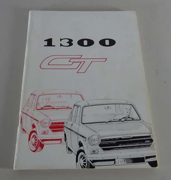 Betriebsanleitung / Handbuch Austin / Morris 1300 GT ADO16 Stand 11/1969