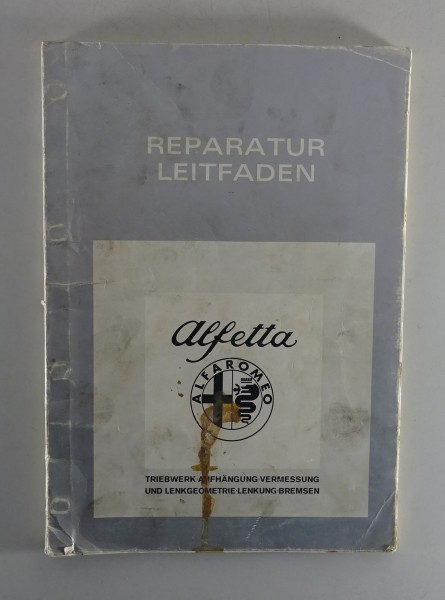 Werkstatthandbuch Alfa Romeo Alfetta Triebwerk Kupplung Stand 07/1976