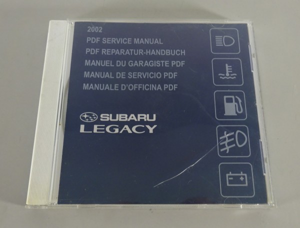 Werkstatthandbuch / Reparaturhandbuch CD Subaru Legacy BE/BH 2002 Stand 05/2001