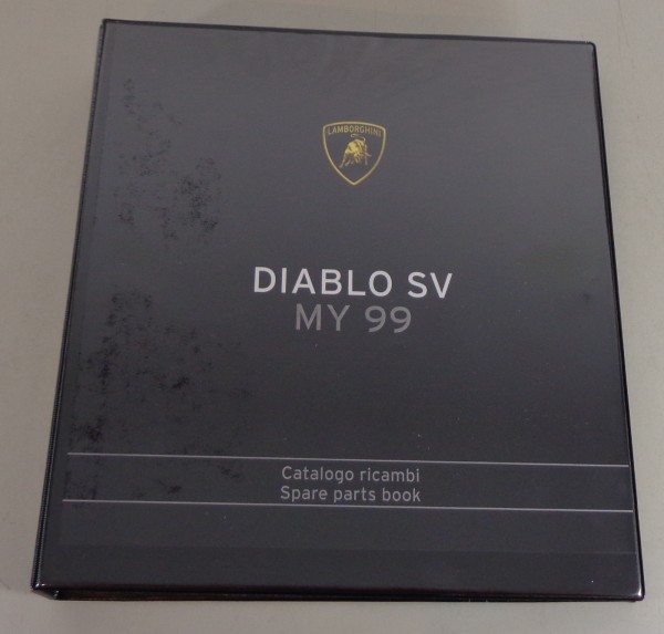 Teilekatalog Lamborghini Diablo SV Modelljahr 1999