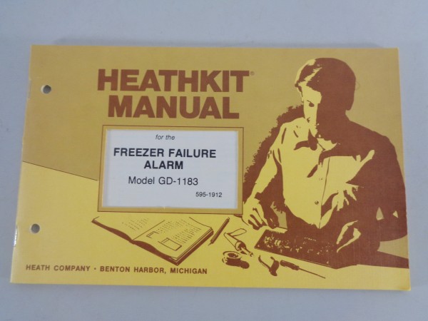 Owner's manual + Assembly manual Heathkit Freezer Failure Alarm GD-1183