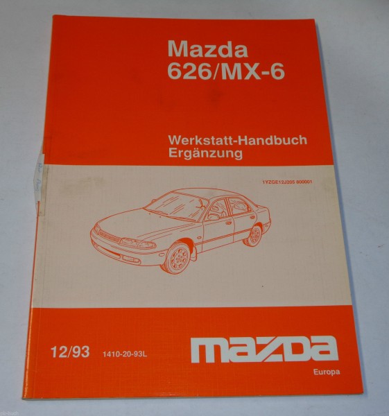 Werkstatthandbuch Mazda 626 / MX-6 Karosserie Bremsen Klimaanlage, 12/1993