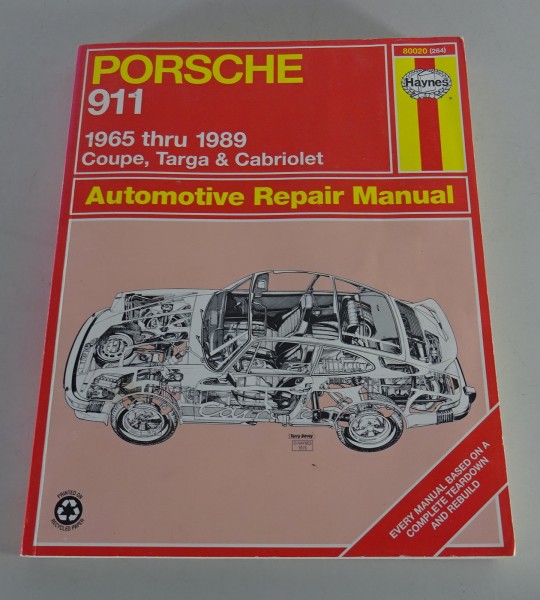 Repair Manual Porsche 911 Coupe / Targa & Cabriolet Baujahr 1965-1989