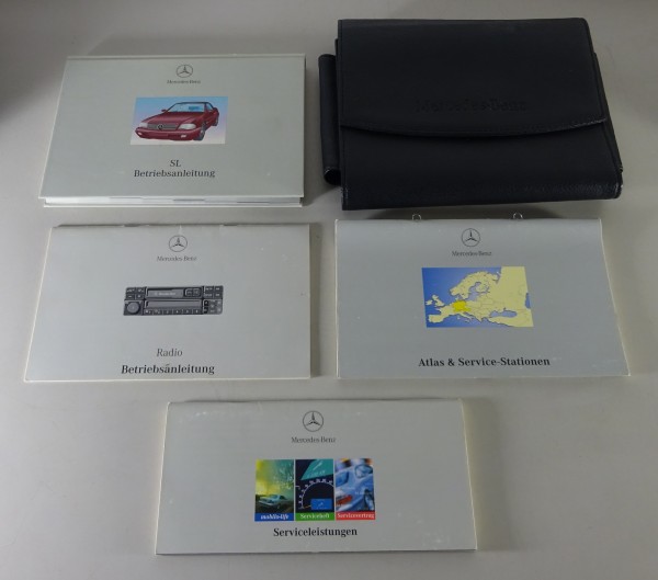 Bordmappe + Betriebsanleitung Mercedes R129 SL 280 320 500 600 + AMG von 08/2000