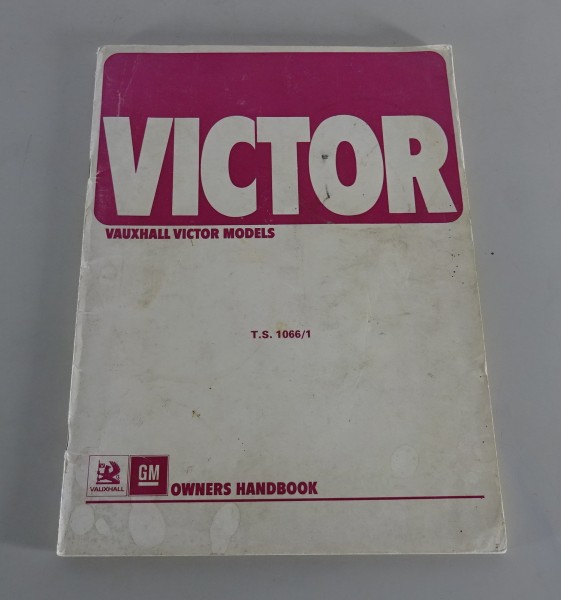 Owner´s Manual / Handbook Vauxhall Victor from 04/1972