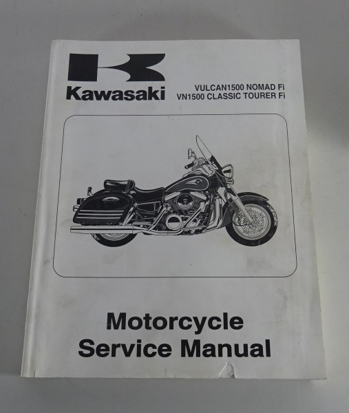 Werkstatthandbuch / Workshop Manual Kawasaki Vulcan 1500 Nomad FI, Stand 2000