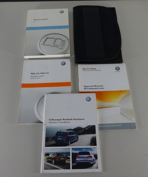 Owner's Manual / Handbook + Wallet VW CC (Passat) B6 Typ 35 from 2012