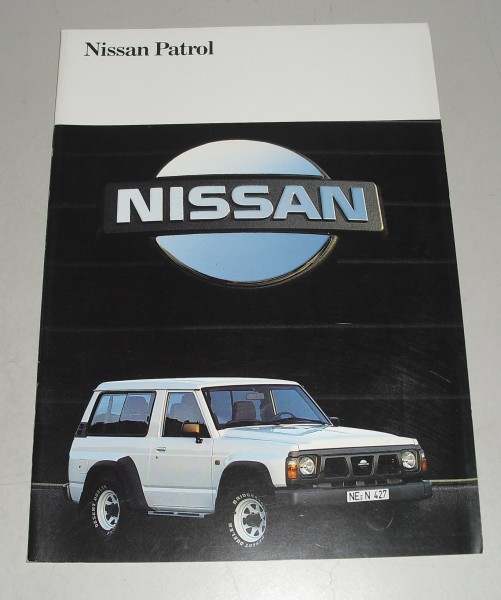 Prospekt / Brochure Nisssan Patrol Typ 260 Stand 12/1988