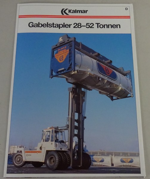 Prospekt Kalmar LMV Gabelstapler 28 - 52 Tonnen Stand 07/1990