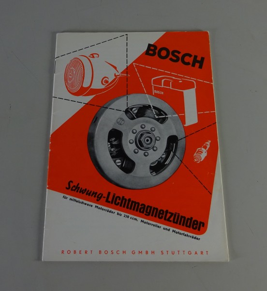 Handbuch Bosch Schwung-Lichtmagnetzünder für Motorräder bis 250 ccm Stand 3/1955
