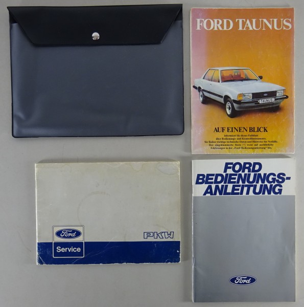 Bordmappe + Betriebsanleitung / Handbuch Ford Taunus TC 80 Stand 1980