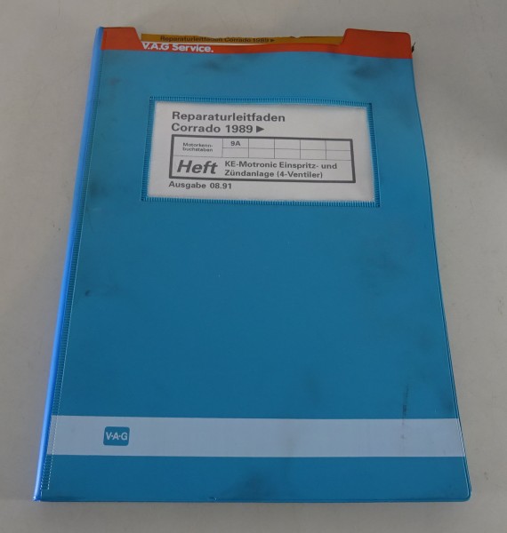 Werkstatthandbuch VW Corrado 53i KE-Motronic Einspritz Zündanlage 4 Vent.ab 1989