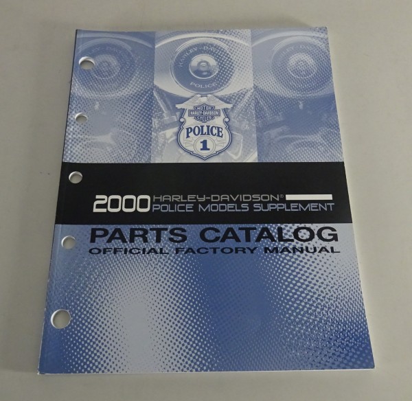 Parts catalog-Supplement Harley Davidson Police Models 2000 from 07/1999