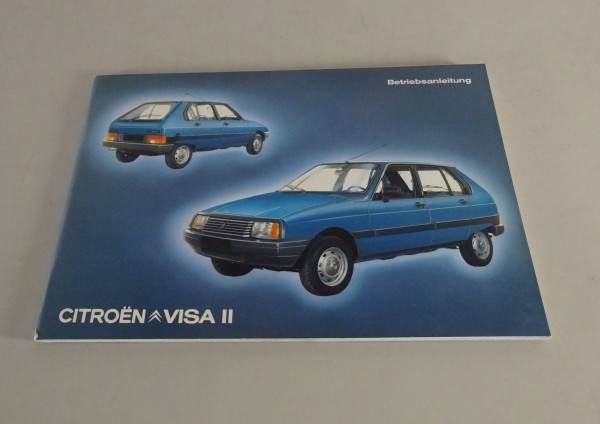 Betriebsanleitung / Handbuch Citroen VIsa II Stand 1981