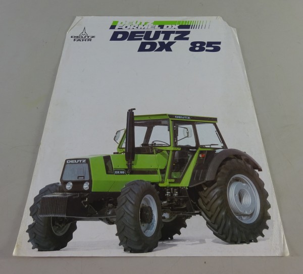 Prospektblatt / Datenblatt Deutz Fahr DX 85 Stand 01/1979
