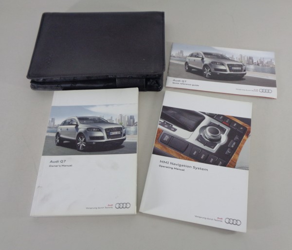 Owner's Manual + Wallet Audi Q7 quattro Petrol and Diesel Typ 4L from 05/2012