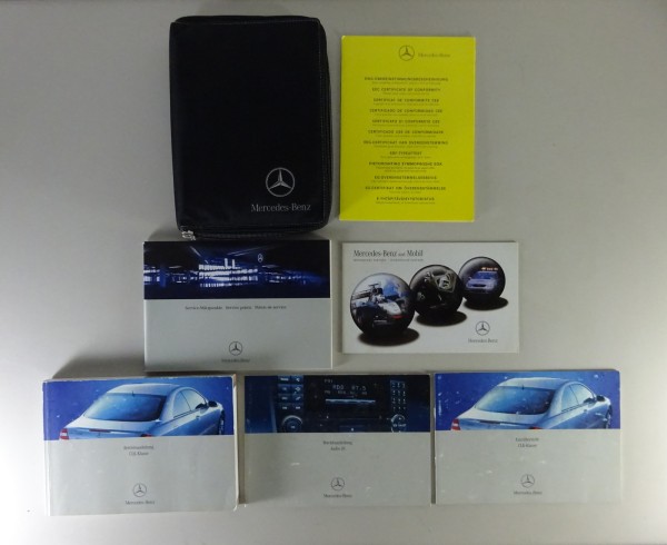 Bordmappe + Betriebsanleitung Mercedes CLK W 209 Coupé / Cabriolet Stand 07/2004
