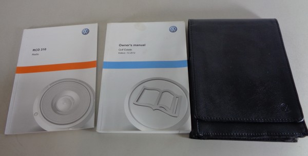 Owner's Manual + wallet VW Golf VI Estate / Kombi Edition 12/2012