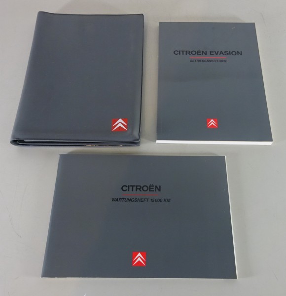 Bordmappe + Betriebsanleitung Citroen Evasion Stand 11/1997
