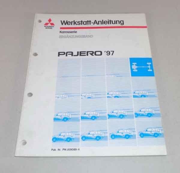 Werkstatthandbuch Nachtrag Mitsubishi Pajero V20 Modelljahr 1997