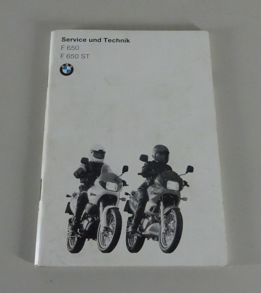 Betriebsanleitung / Handbuch BMW Motorrad F 650 / F 650 ST Stand 06/1996