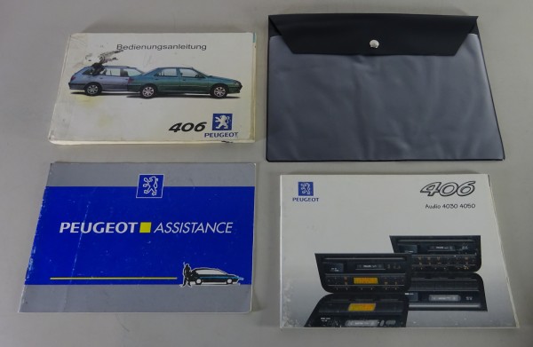 Bordmappe mit Betriebsanleitung / Handbuch Peugeot 406 Stand 06/2001