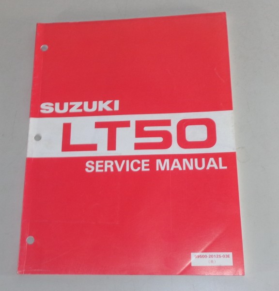 Werkstatthandbuch Workshop Manual Suzuki LT 50 Quad Modell ab 1984-90 Stand 1990