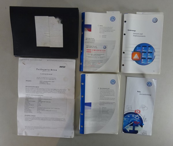Bordmappe + Betriebsanleitung VW Polo 6N2 von 10/2000