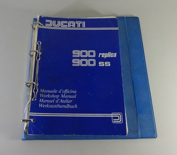 Werksatthandbuch Ducati 900 Replica / SS-Super Sport Stand 02/1982