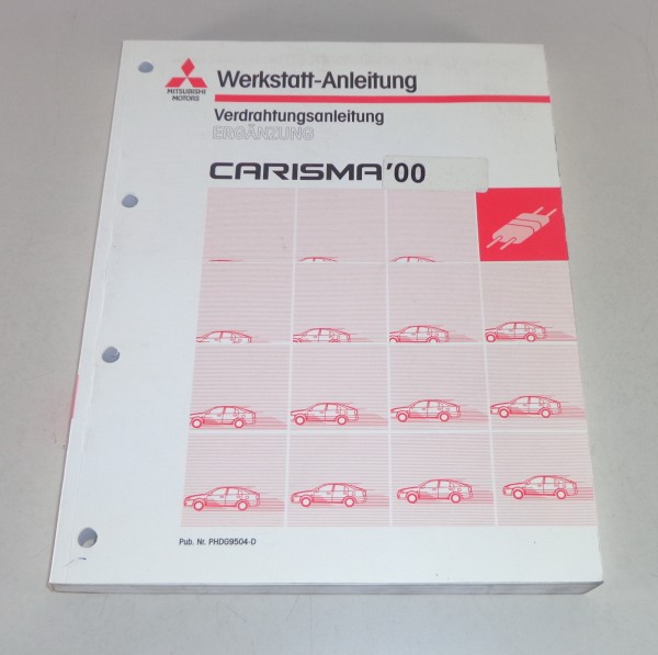 Werkstatthandbuch Mitsubishi Carisma Nachtrag Elektrik Schaltpläne Baujahr 2000