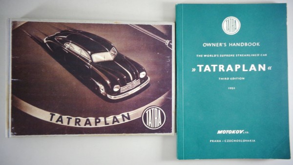 Owner's Manual / Handbook Tatra 600 Tatraplan Streamliner printed 1951