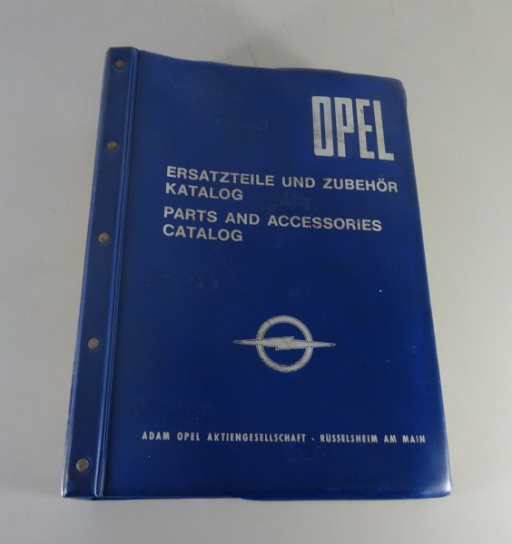 Teilekatalog Opel Rekord A + B Coupé, Limousine, Caravan, Lieferwagen ab 1965-73