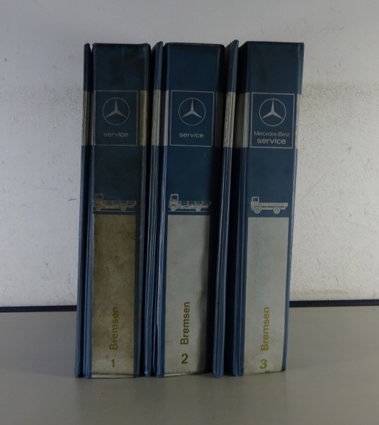 Werkstatthandbuch Mercedes-Benz Nutzfahrzeuge Bremsen Band 1-3 ab Baujahr 1970