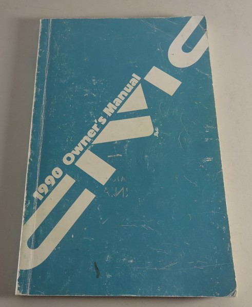 Owner´s Manual / Handbook Honda Civic US-Modell from 1990