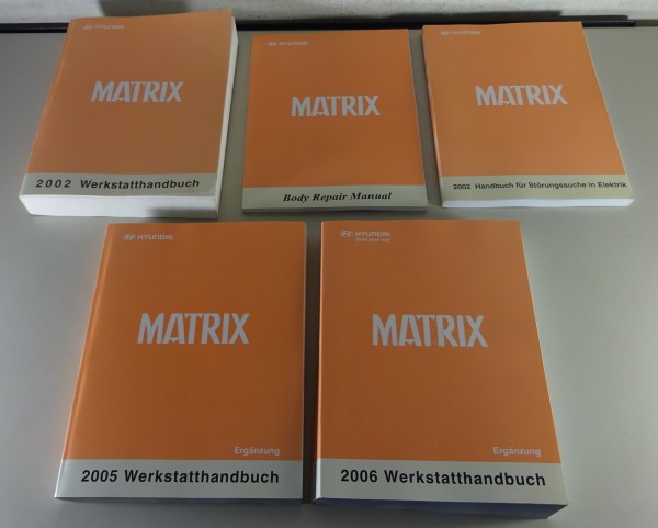 Werkstatthandbuch Konvolut Hyundai Matrix Typ FC Baujahr 2001 - 2005