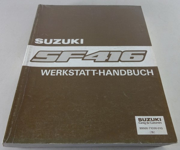 Werkstatthandbuch / Reparaturleitfaden Suzuki SF416 Swift EA Stand 09/1989