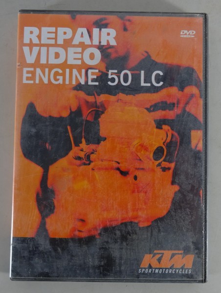 Werkstatthandbuch KTM 50 LC Reparaturvideo für den Motor DVD