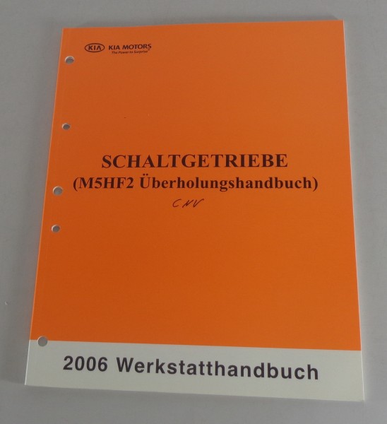 Werkstatthandbuch Kia Schaltgetriebe M5HF2 von 2006
