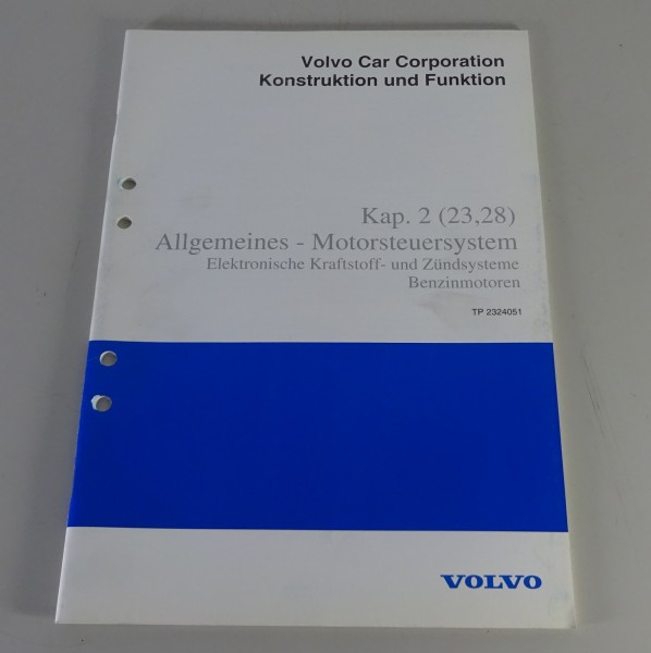 Werkstatthandbuch Volvo Motorsteuersystem Kraftstoff Zündsystem Benzin Motor