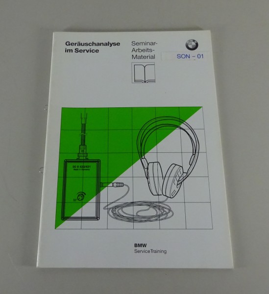 Schulungsunterlage BMW Geräuschanalyse im Service Stand 06/1998