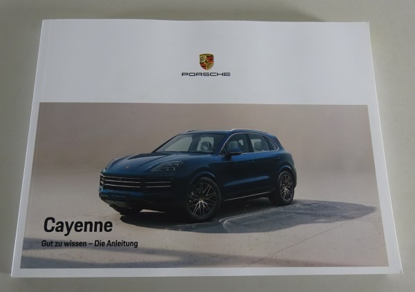 Betriebsanleitung / Handbuch Porsche Cayenne Typ PO536 Modelljahr 2024