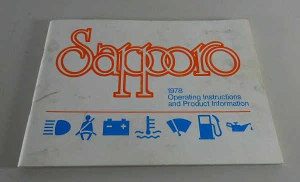 Owner´s Manual / Handbook Plymouth Sapporo Stand 1978