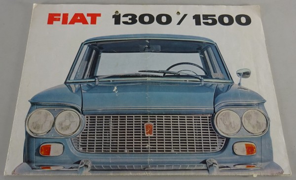 Prospekt / Broschüre Fiat 1300 / 1500 Stand 03/1962