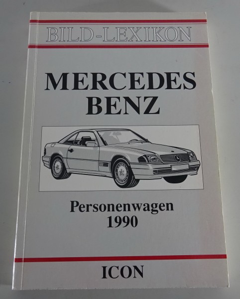 Technische Zeichnung / Bild-Lexikon Mercedes-Benz W201, W124, W126, R129 v. 1990