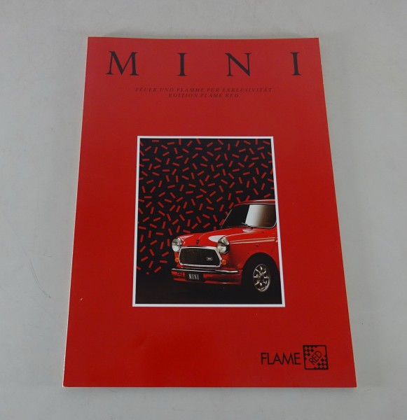 Prospekt/ Broschüre Rover Mini Flame Red Edition auf Deutsch