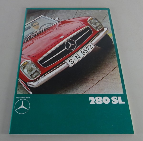 Prospekt / Broschüre Mercedes Benz R113 Pagode 280 SL Stand 06/1970