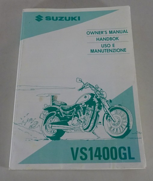 Betriebsanleitung / Handbuch Suzuki VS 1400 GL Intruder Stand 08/1994